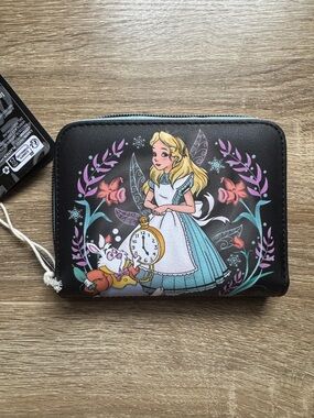 Alice in Wonderland Loungefly Zip Wallet
